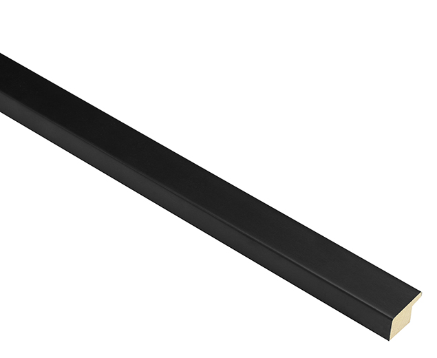 Mono Matt Black 20mm picture frame moulding