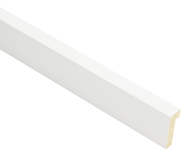 Mono Matt White 15mm picture frame moulding