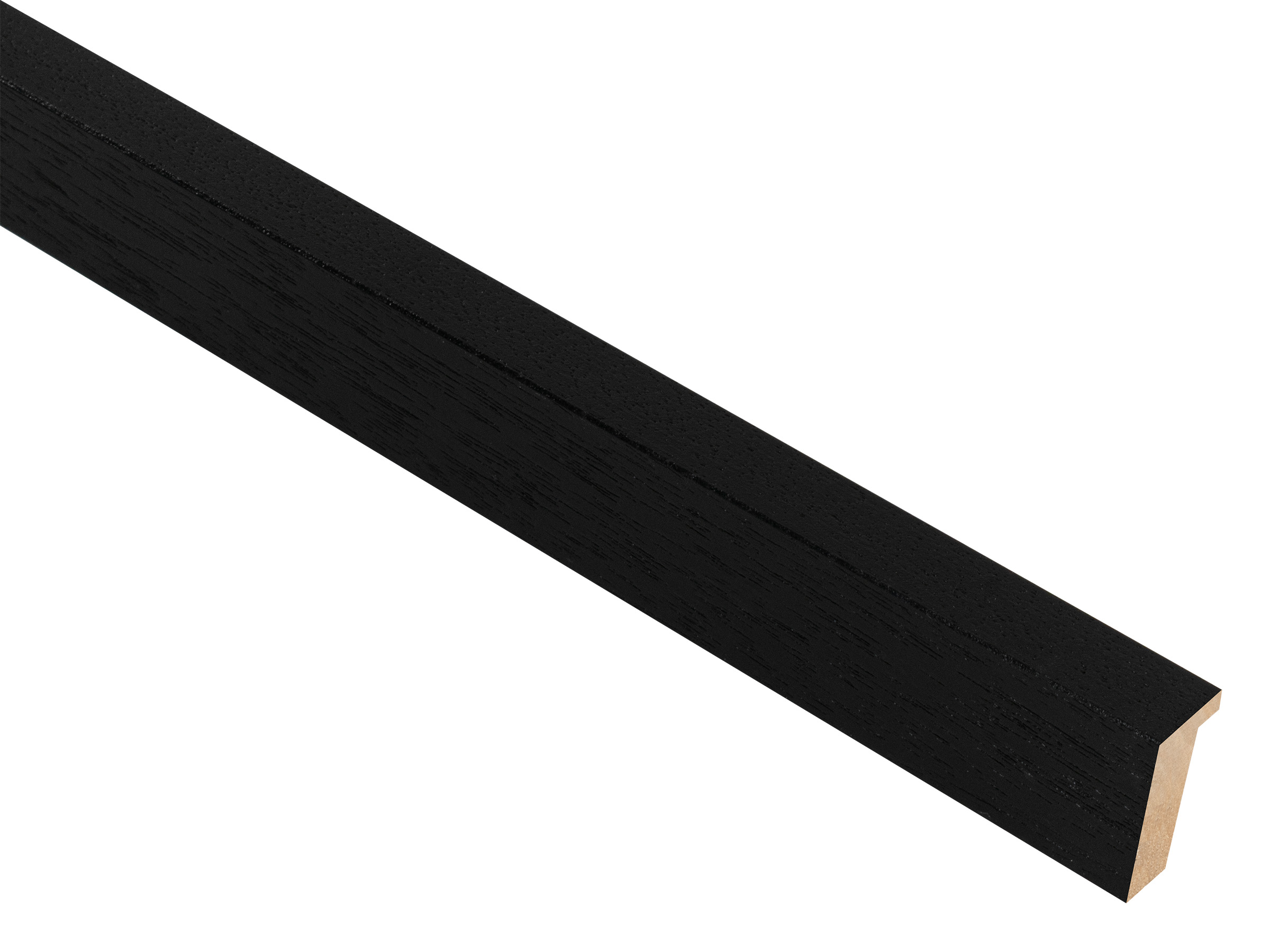 Domino Black 16mm picture frame moulding