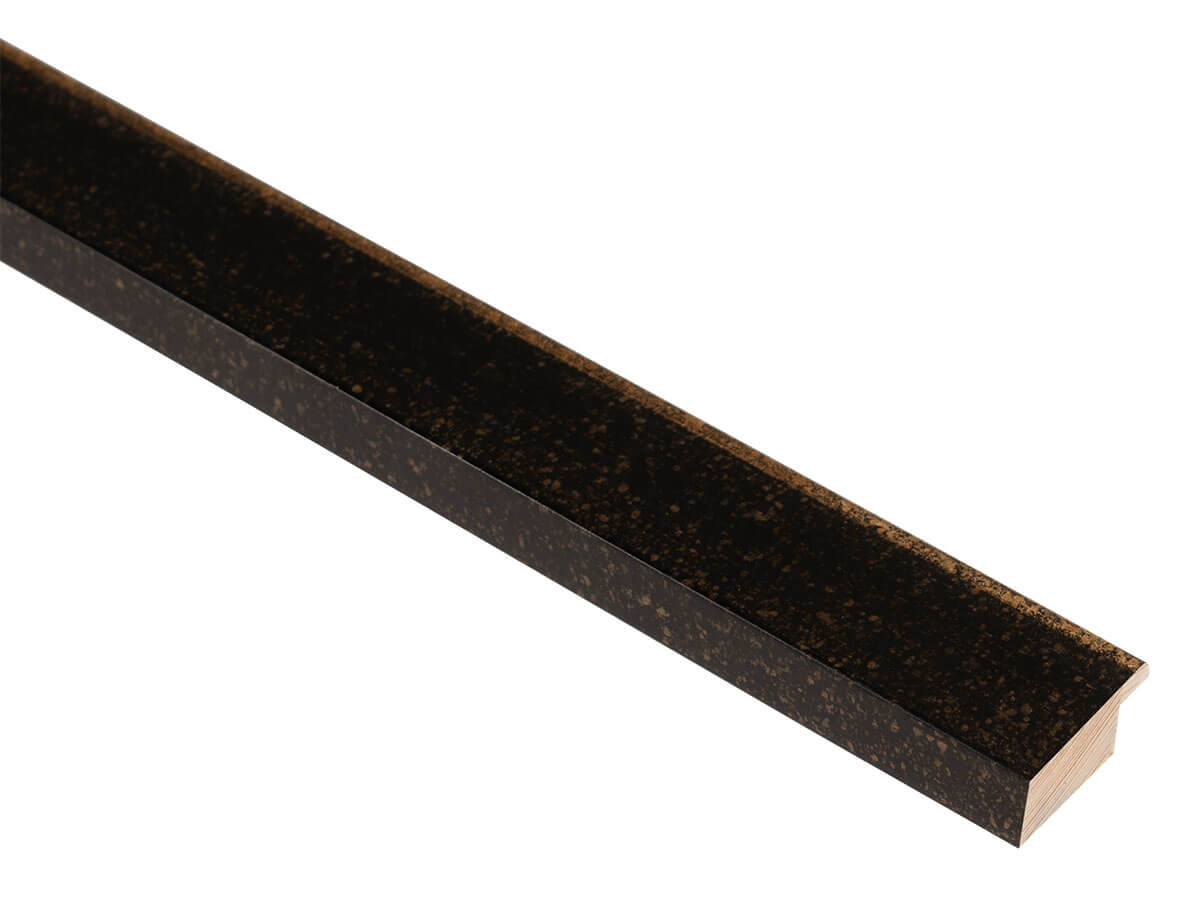 Hopwick Antique Black/Gold 30mm picture frame moulding