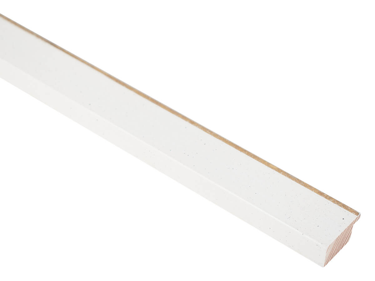 Hopwick Antique White/Gold 30mm picture frame moulding