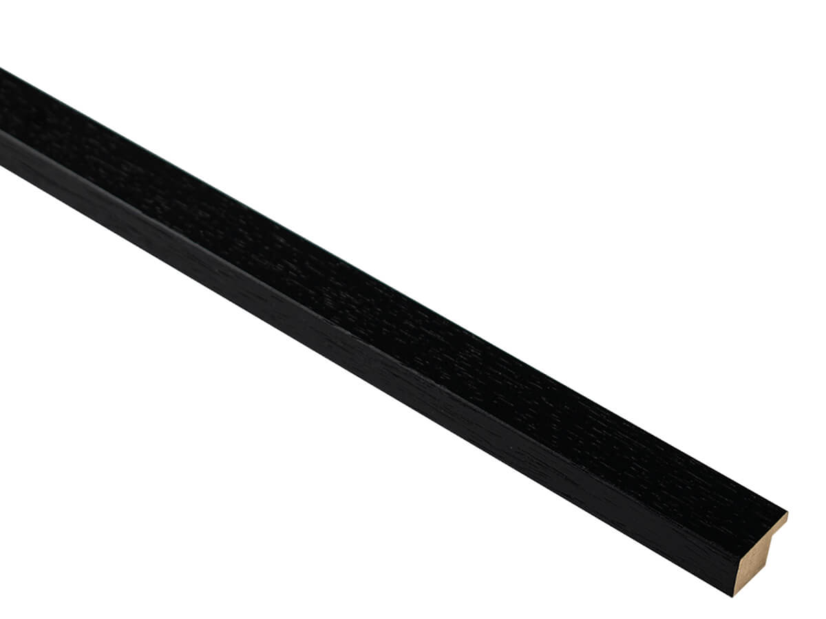 Domino Black Open Grain 20mm picture frame moulding
