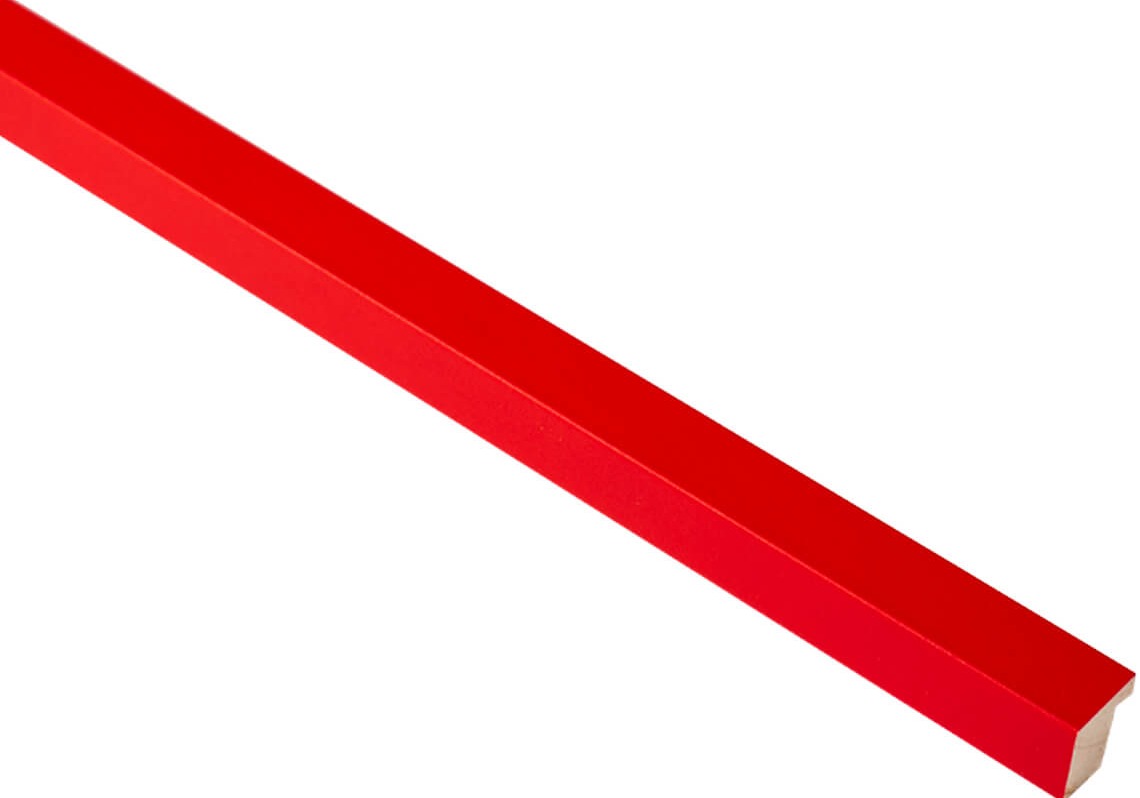 Sundae Red 16mm picture frame moulding