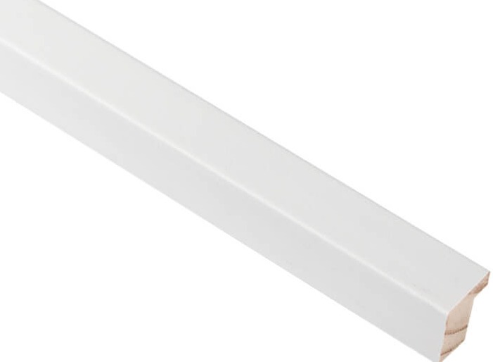 Sundae White 16mm picture frame moulding