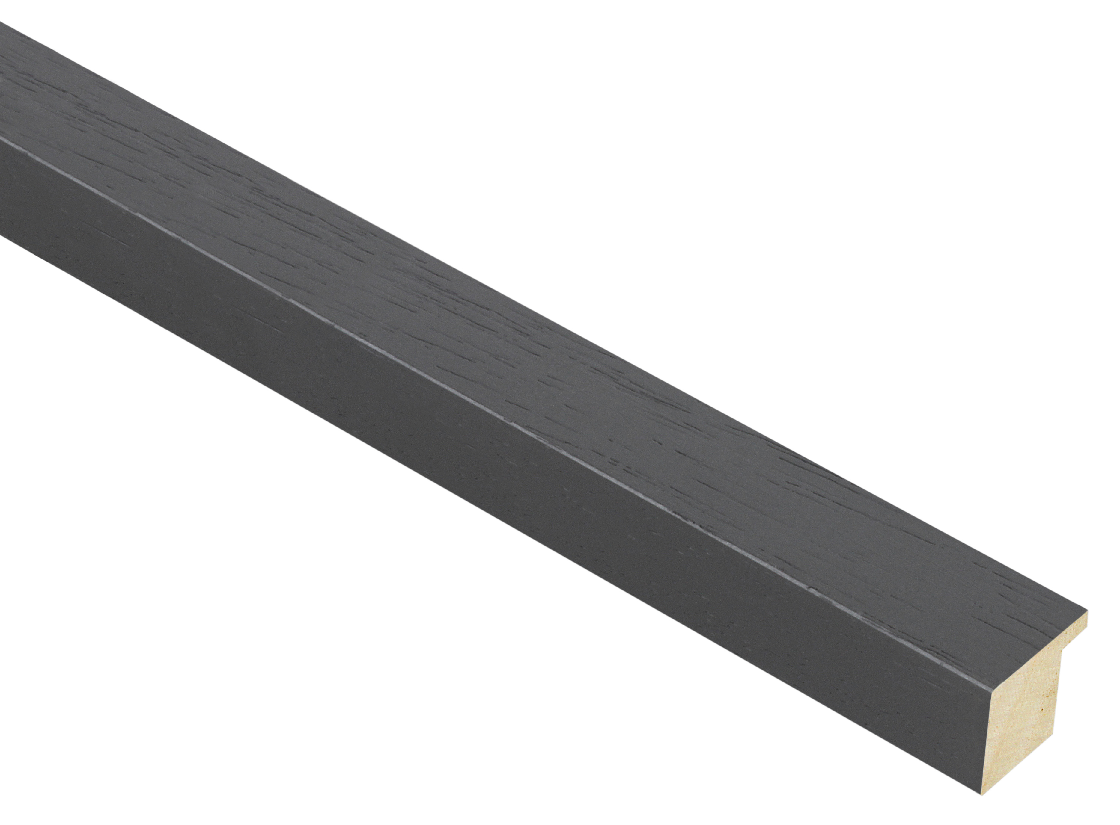 Domino Grey Open Grain 25mm picture frame moulding