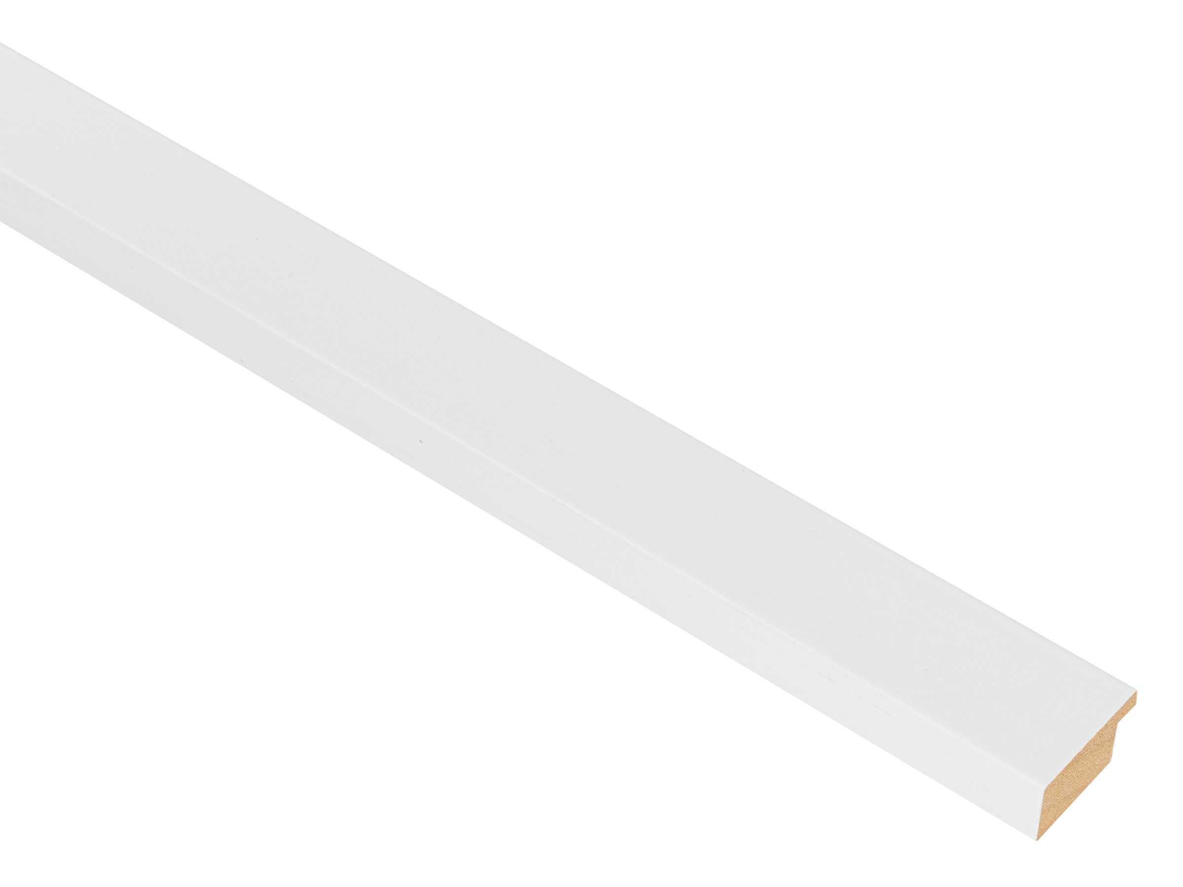 Mono Matt White 25mm picture frame moulding