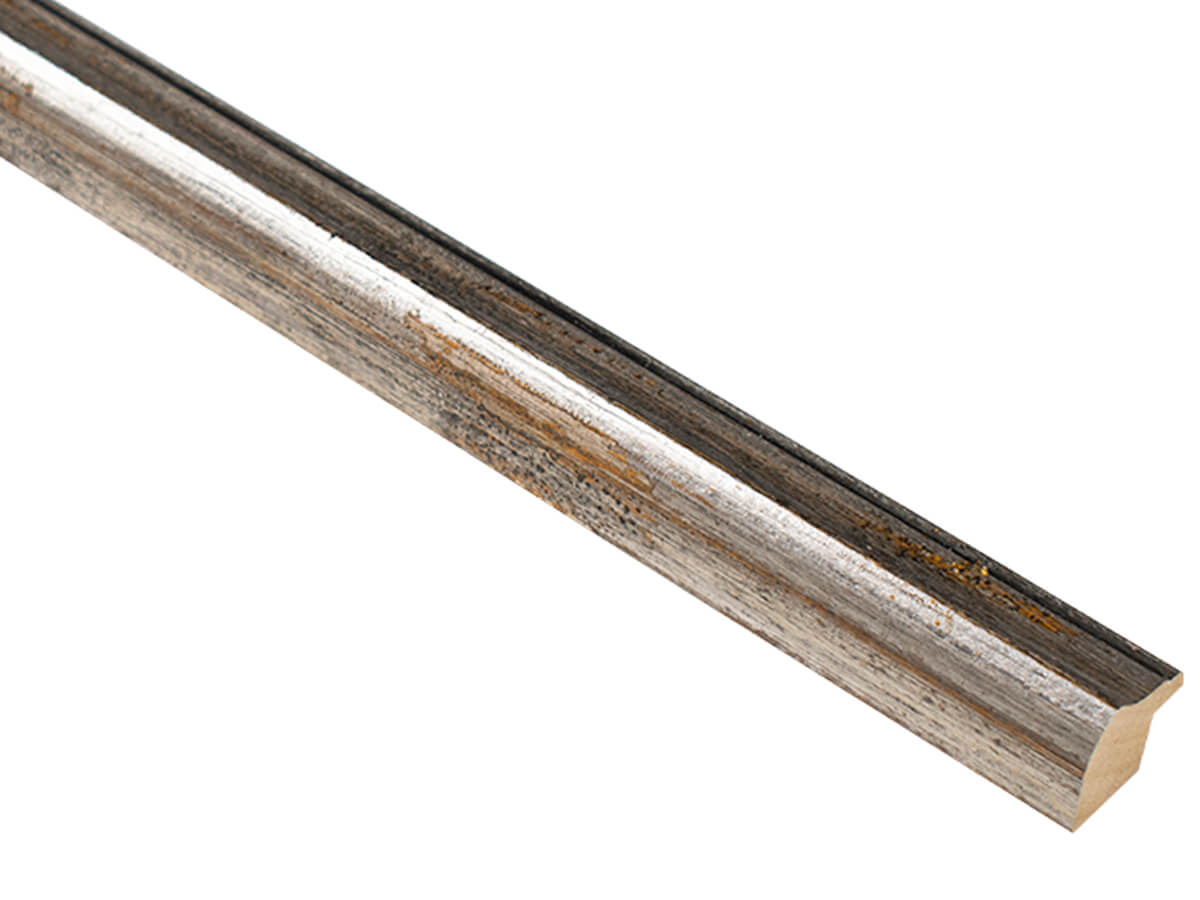 Marrakesh Aged Silver/Rust 26mm picture frame moulding
