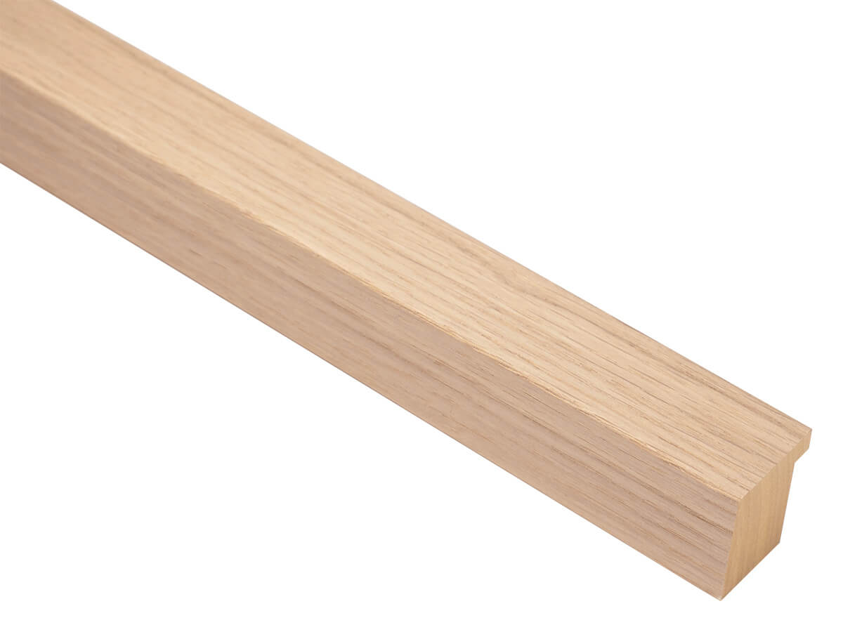 Albany Oak Raw 30mm picture frame moulding