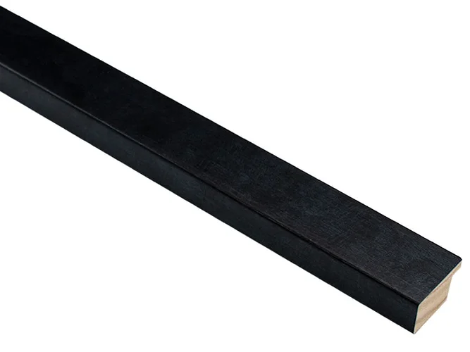 Eltham Lead Black 30mm picture frame moulding