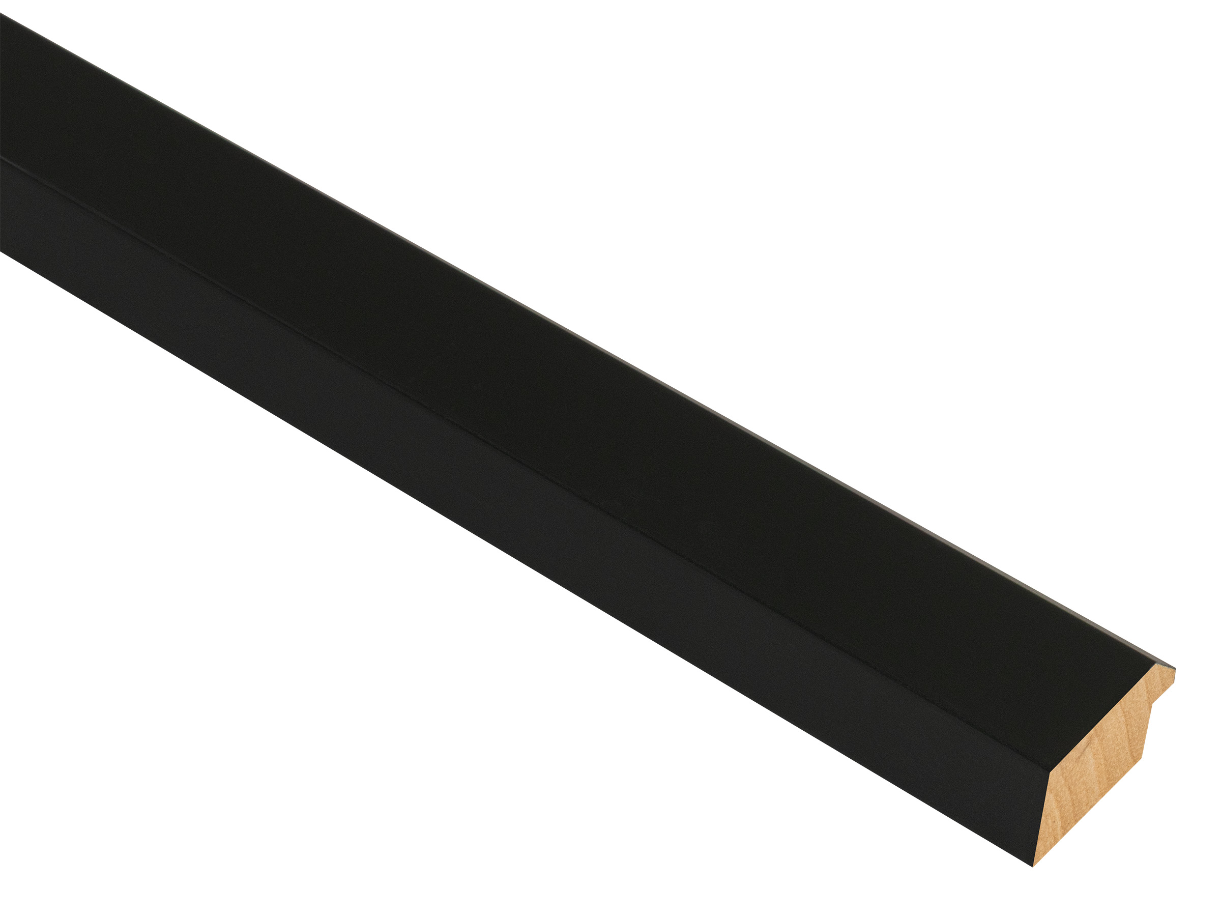Mono Matt Black 35mm picture frame moulding
