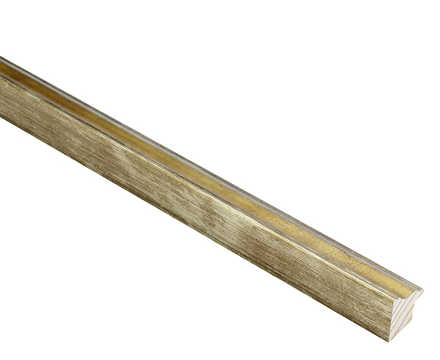 Bacchus Worn Gold 22mm picture frame moulding