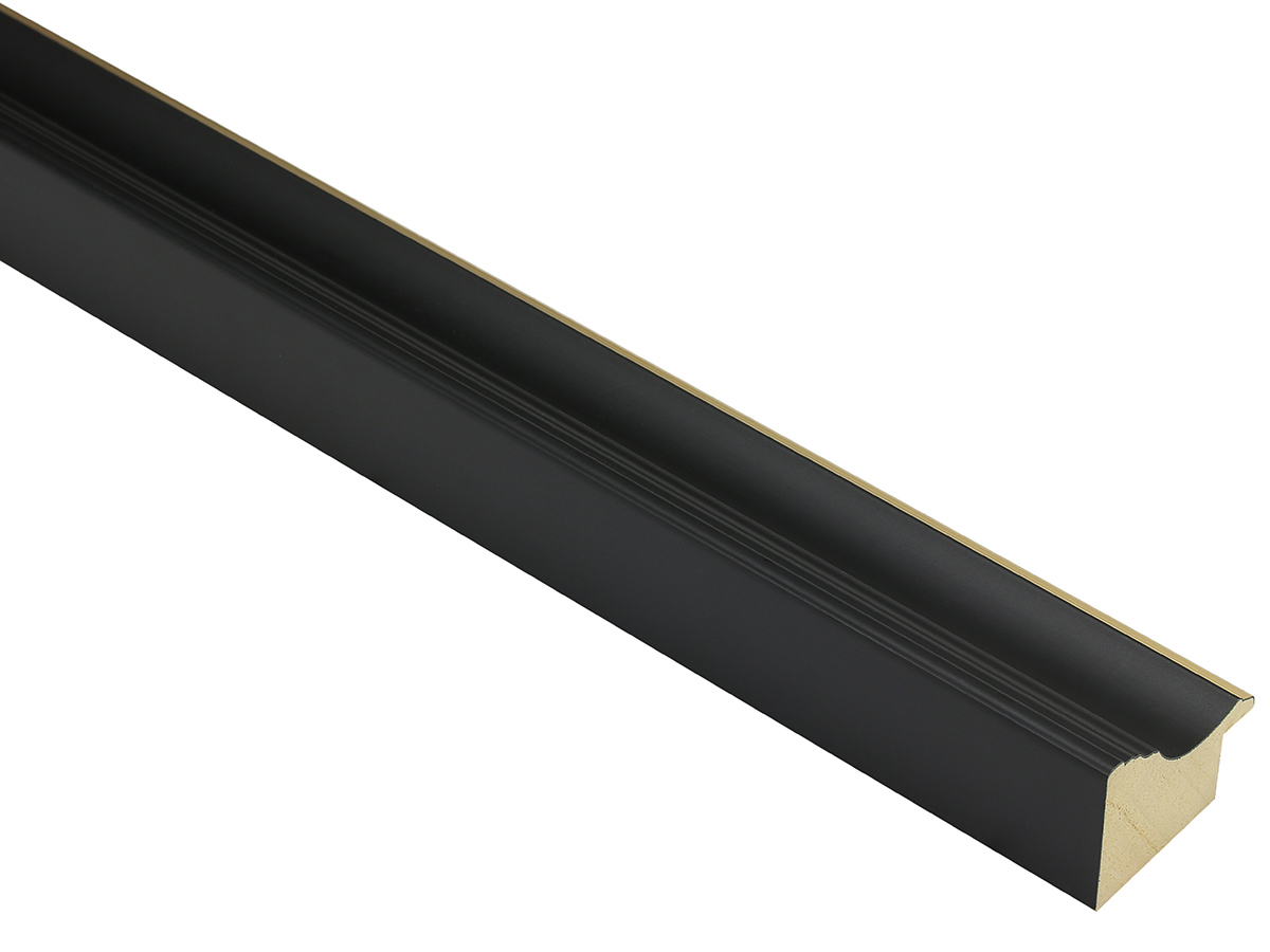 Vermeer Matt Black GSE 38mm picture frame moulding