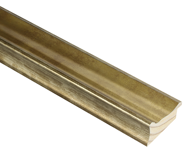 Bacchus Worn Gold 54mm picture frame moulding