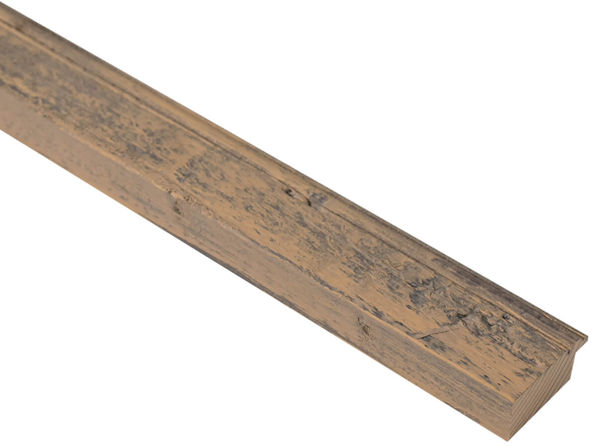 Driftwood Distressed Sandstone 42mm picture frame moulding