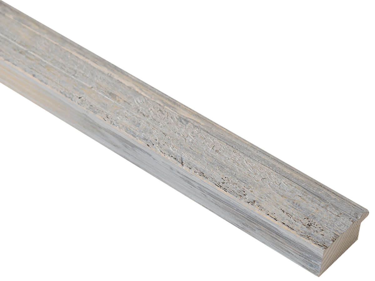 Driftwood Distressed Whitewash 42mm picture frame moulding