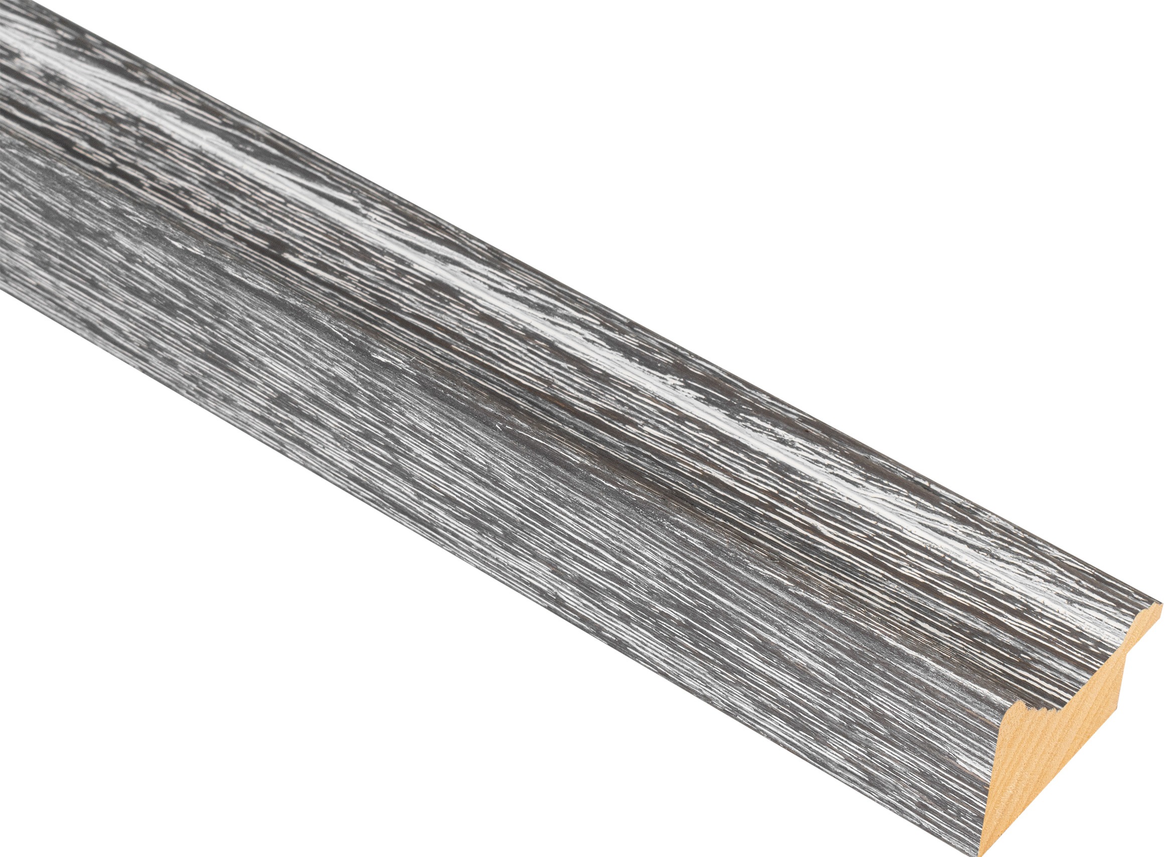 Osborne Dark Grey Lime Wash 52mm picture frame moulding