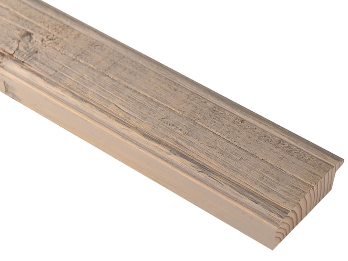 Driftwood Distressed Sandstone 62mm picture frame moulding