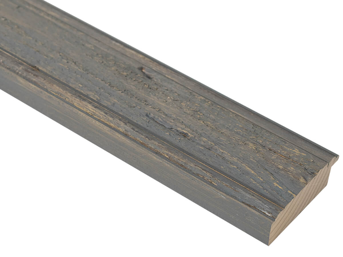 Driftwood Distressed French Grey 62mm picture frame moulding