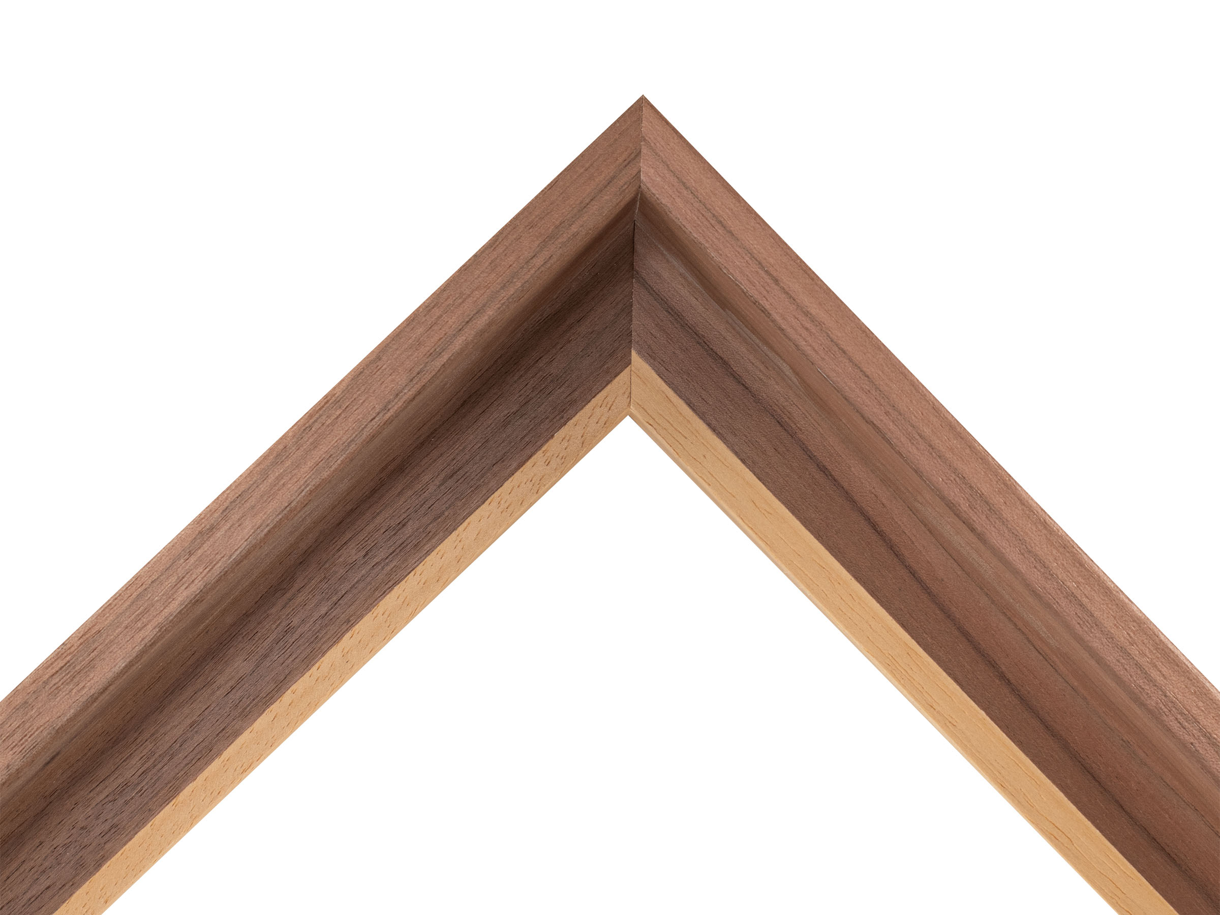 Albany L Style Walnut Veneer 12mm picture frame moulding