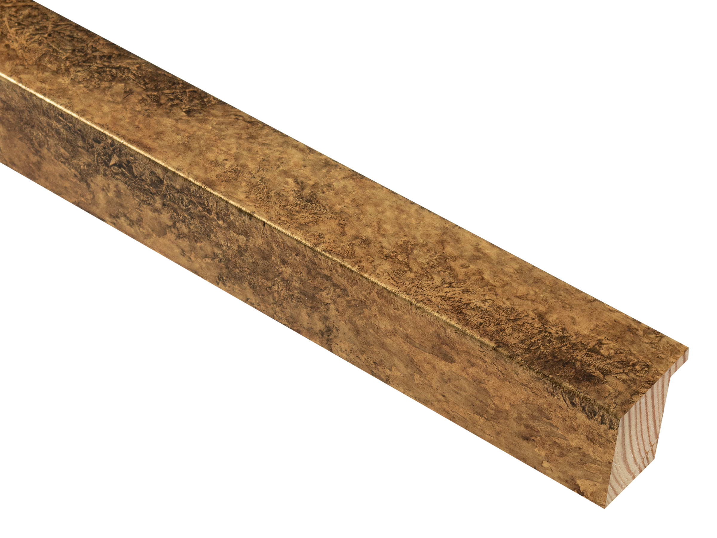 Berlin Gold with Brown Wash 30mm picture frame moulding