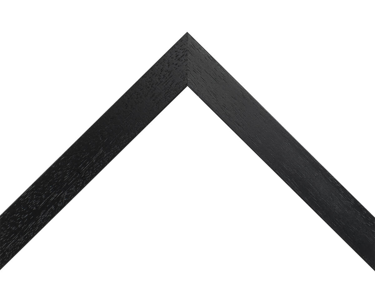 Domino Black 28mm picture frame moulding