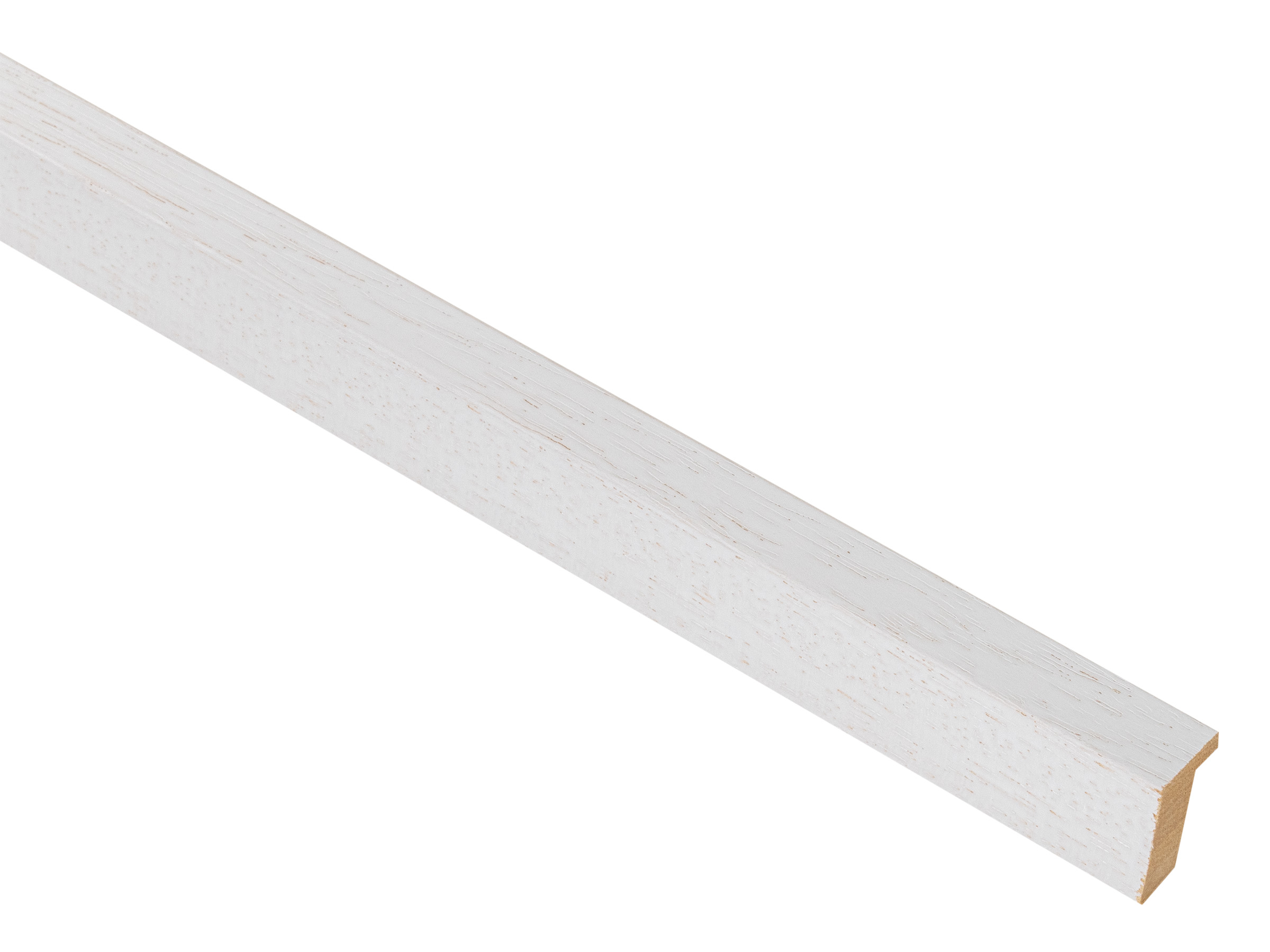 Domino White Open Grain 15mm picture frame moulding