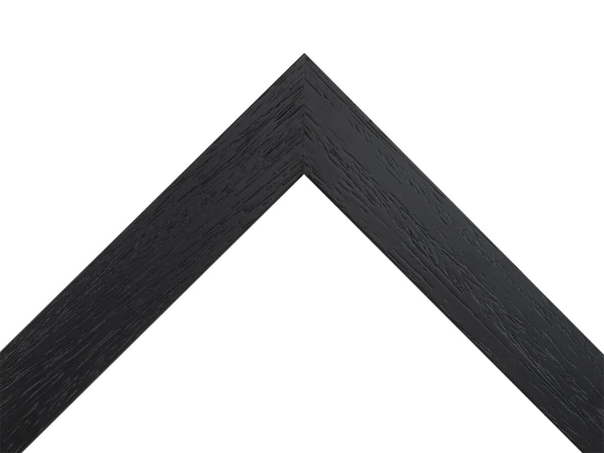 Domino Black Open Grain 38mm picture frame moulding