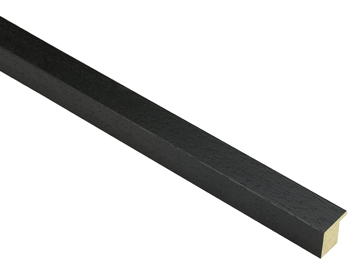 Domino Black Open Grain 20mm picture frame moulding