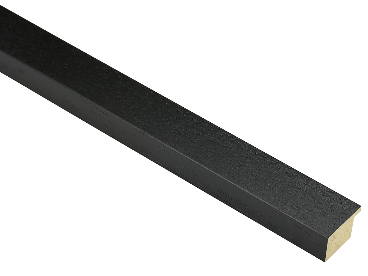 Domino Black Open Grain 30mm picture frame moulding