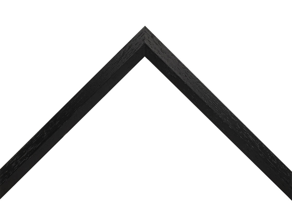 Domino Open Grain Black 20mm picture frame moulding
