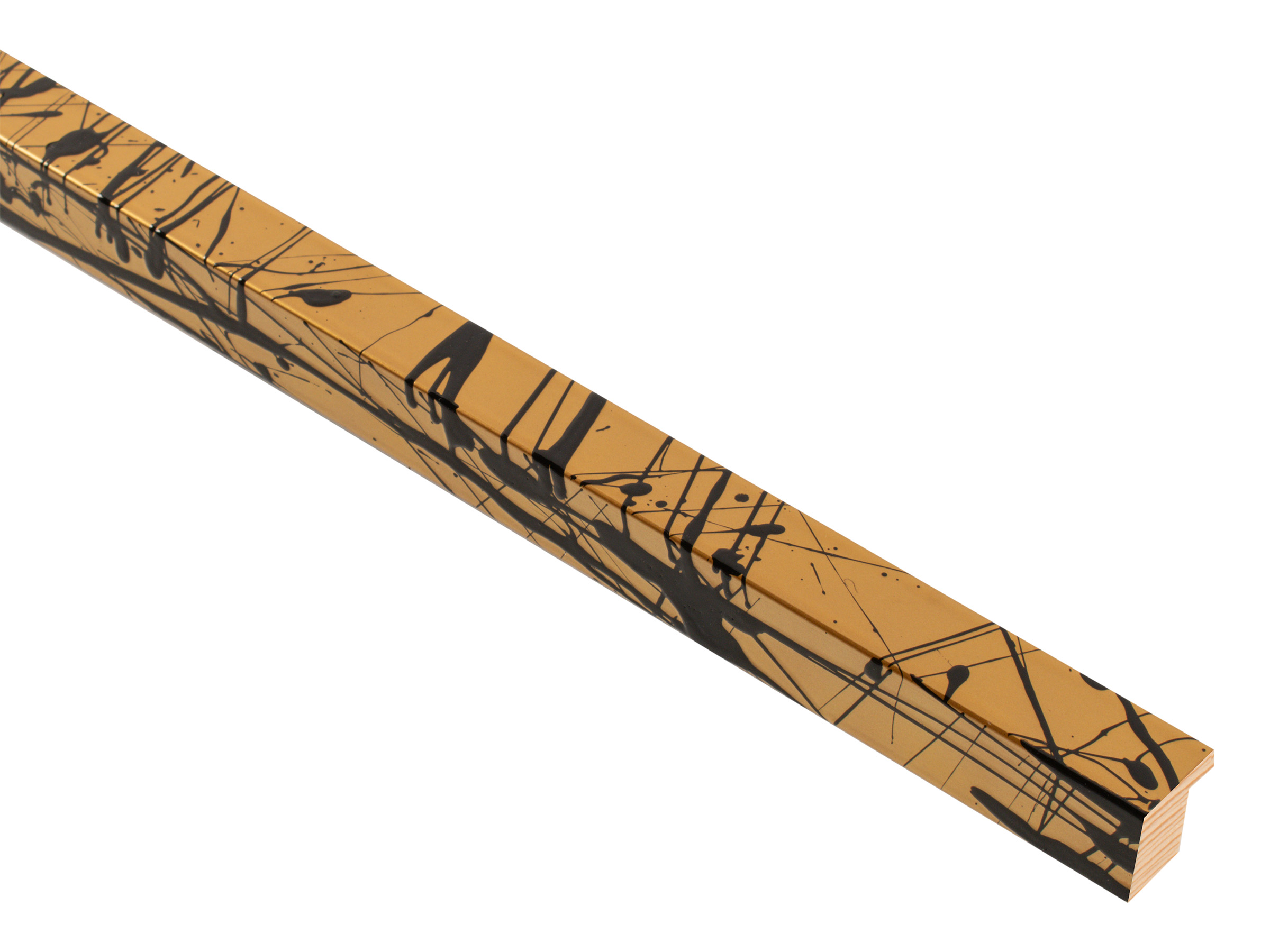 Jackson Gold with Black 20mm picture frame moulding