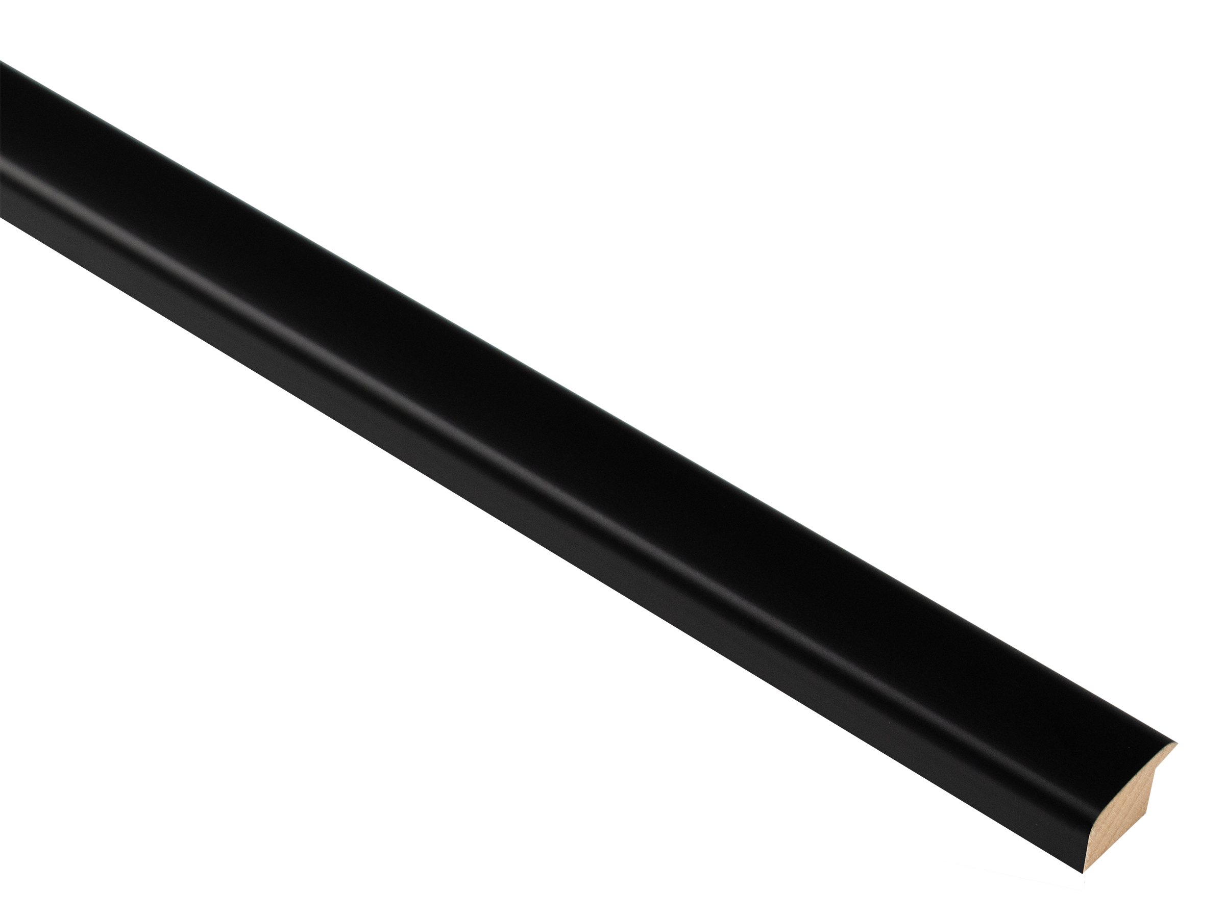Mono Matt Black 23mm picture frame moulding