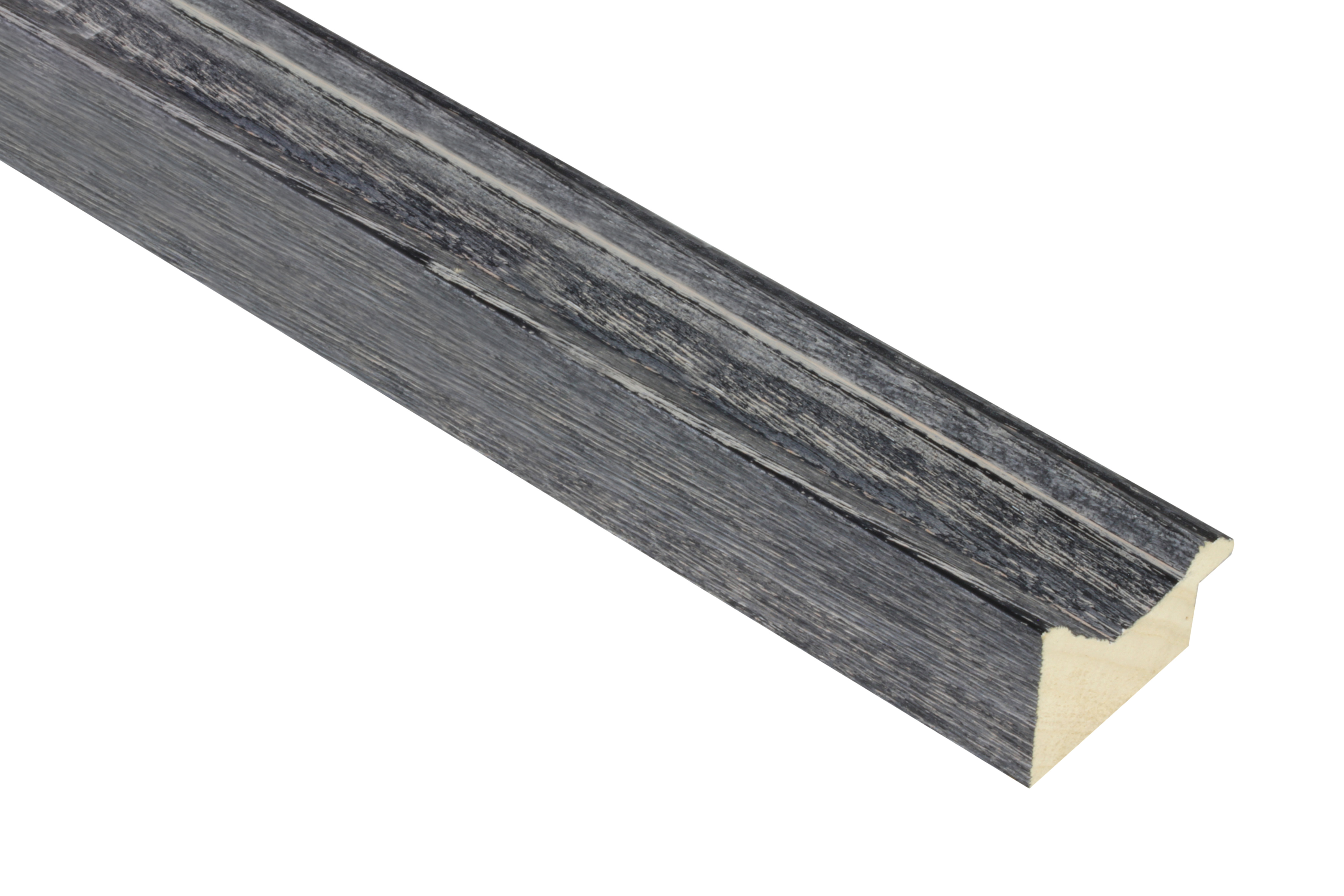 Osborne Black Lime Wash 52mm picture frame moulding