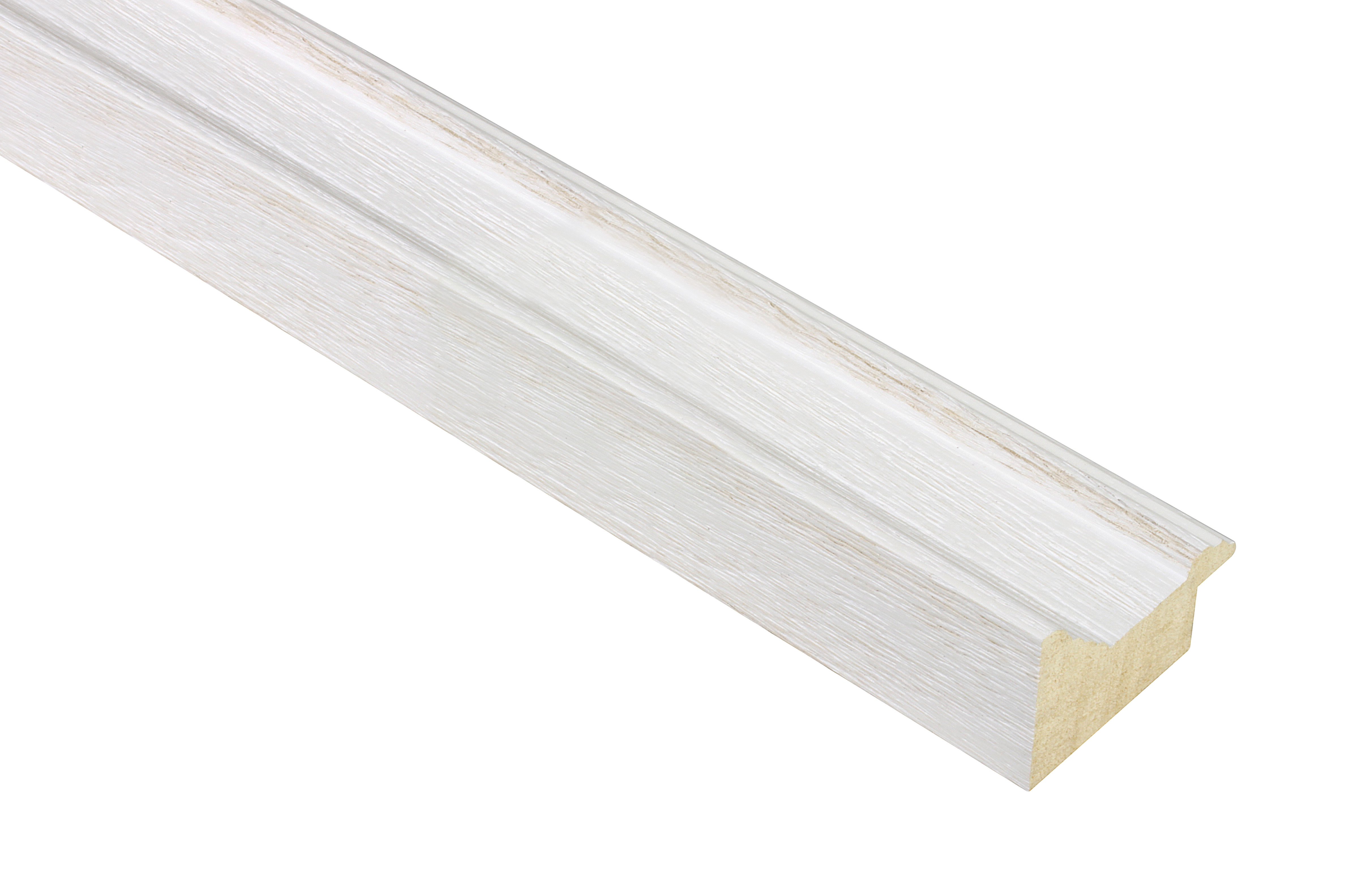 Osborne White Lime Wash 52mm picture frame moulding