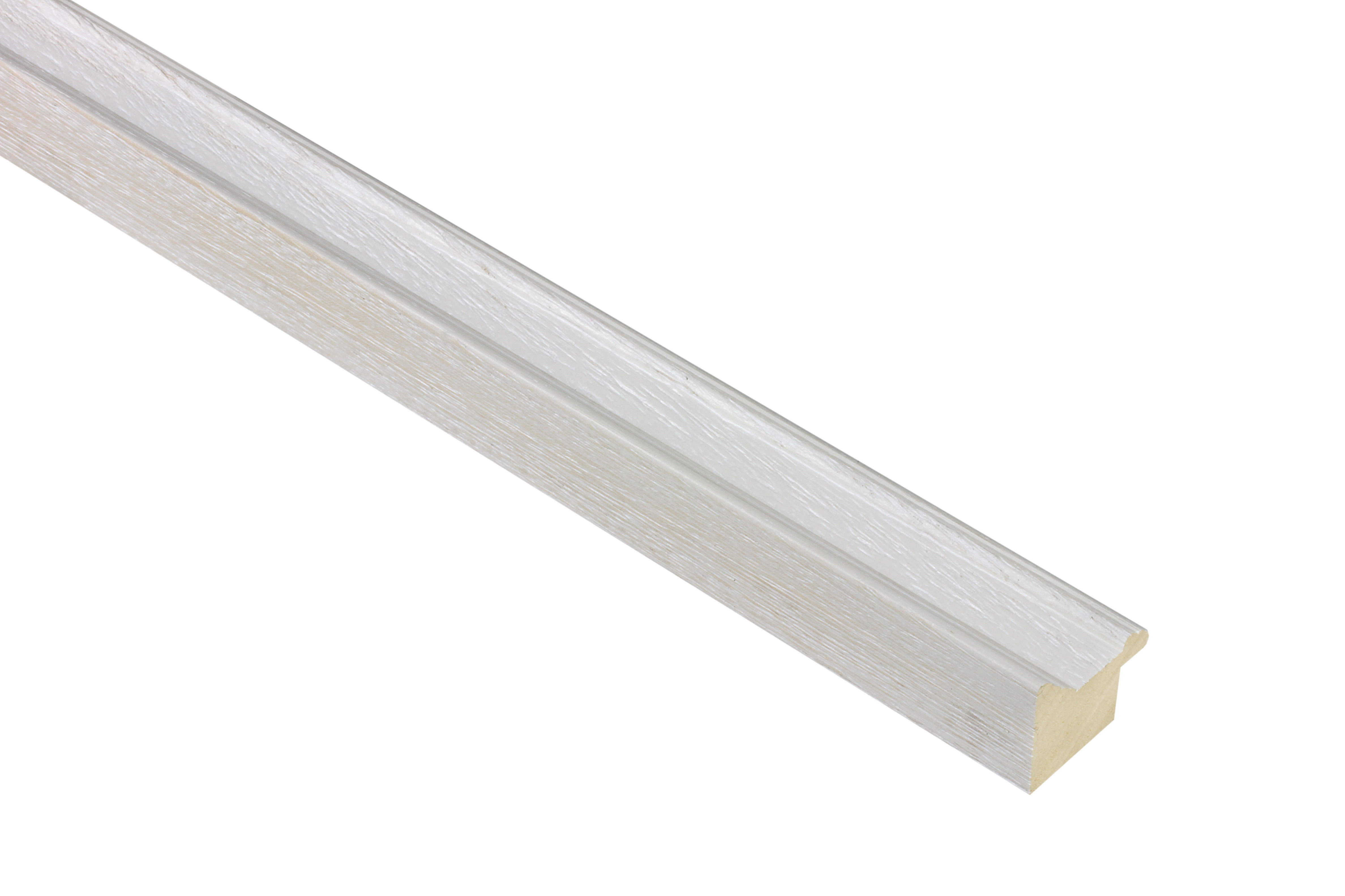Osborne White Lime Wash 30mm picture frame moulding