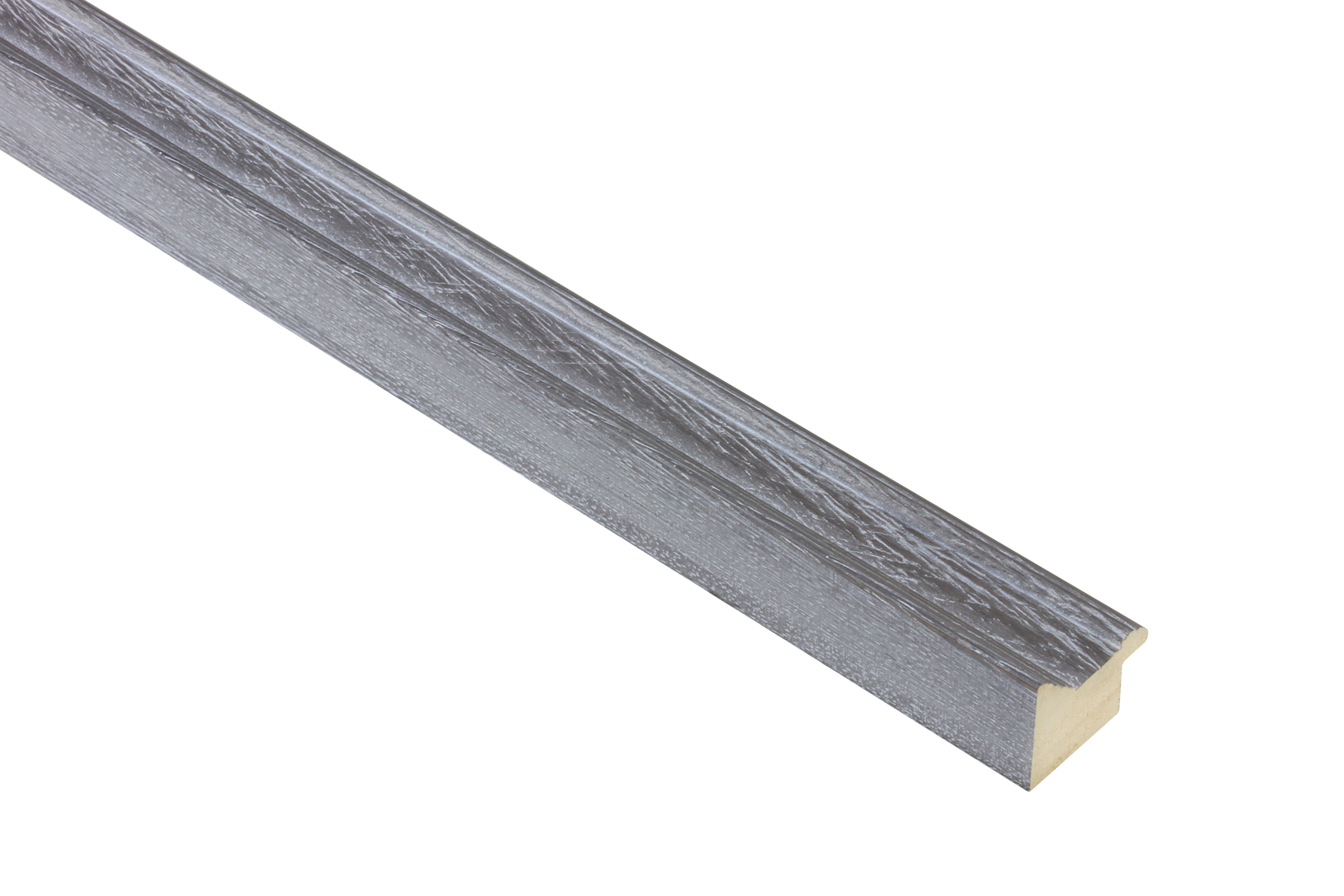 Osborne Dark Grey Lime Wash 30mm picture frame moulding