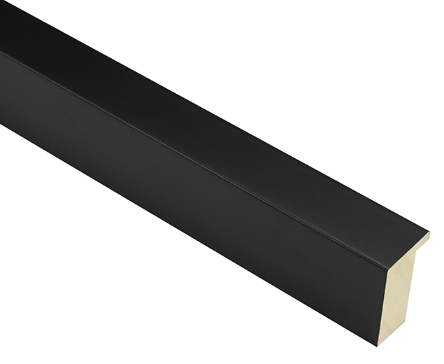 Mono Matt Black 28mm picture frame moulding