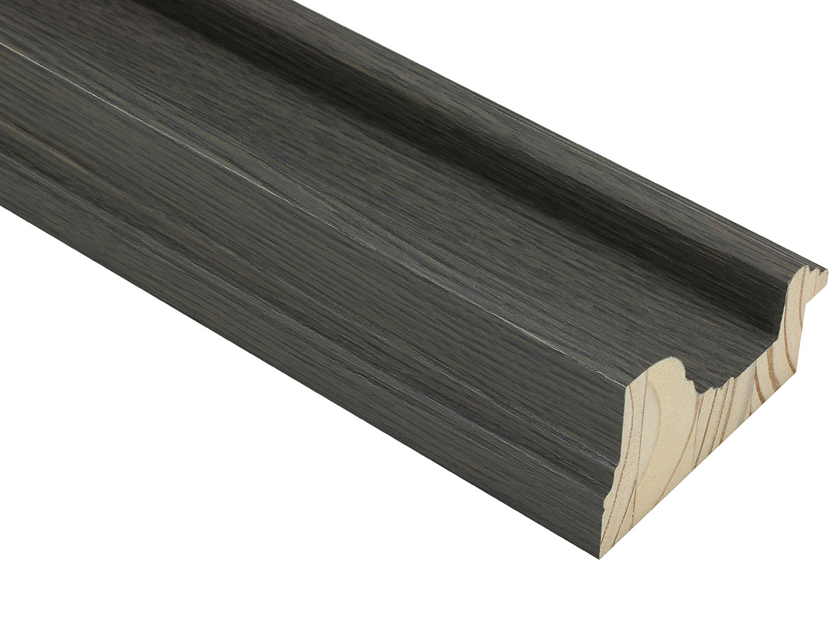 Ledbury Ash Grey 85mm picture frame moulding