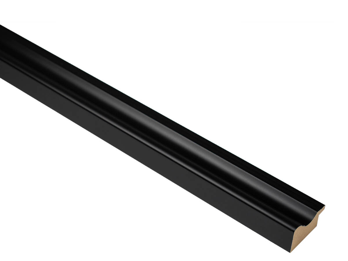 Langham Mono Matt Black 41mm picture frame moulding