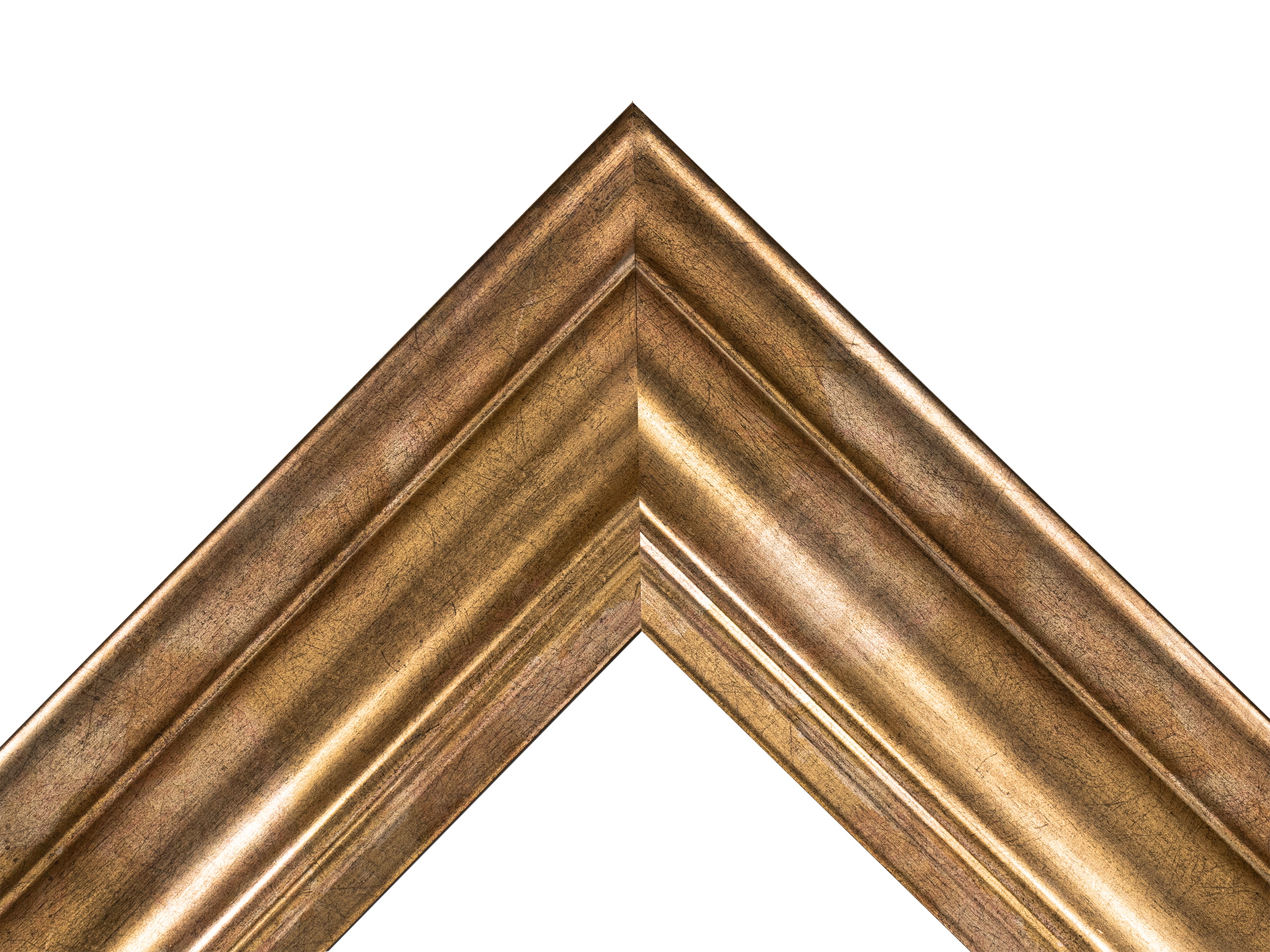 Langham Gothic Gold 74mm picture frame moulding