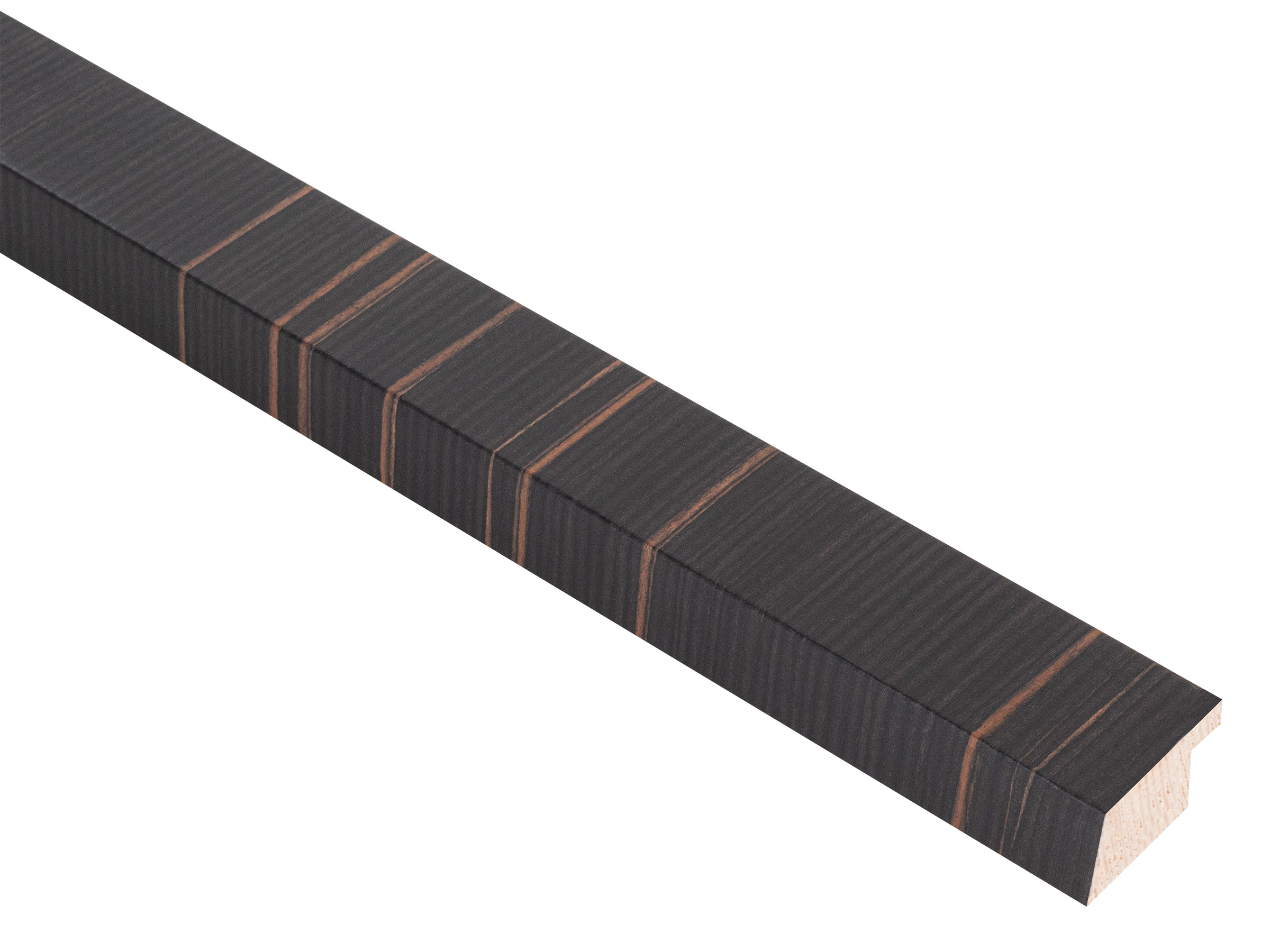 Legno Ebony Style Veneer 30mm picture frame moulding