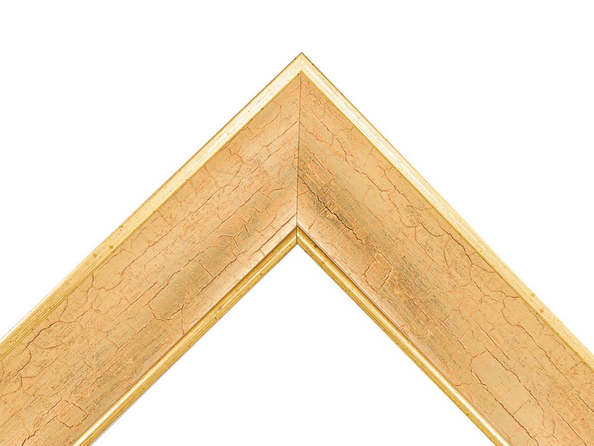 Leonardo Craqueleur Gold 59mm picture frame moulding