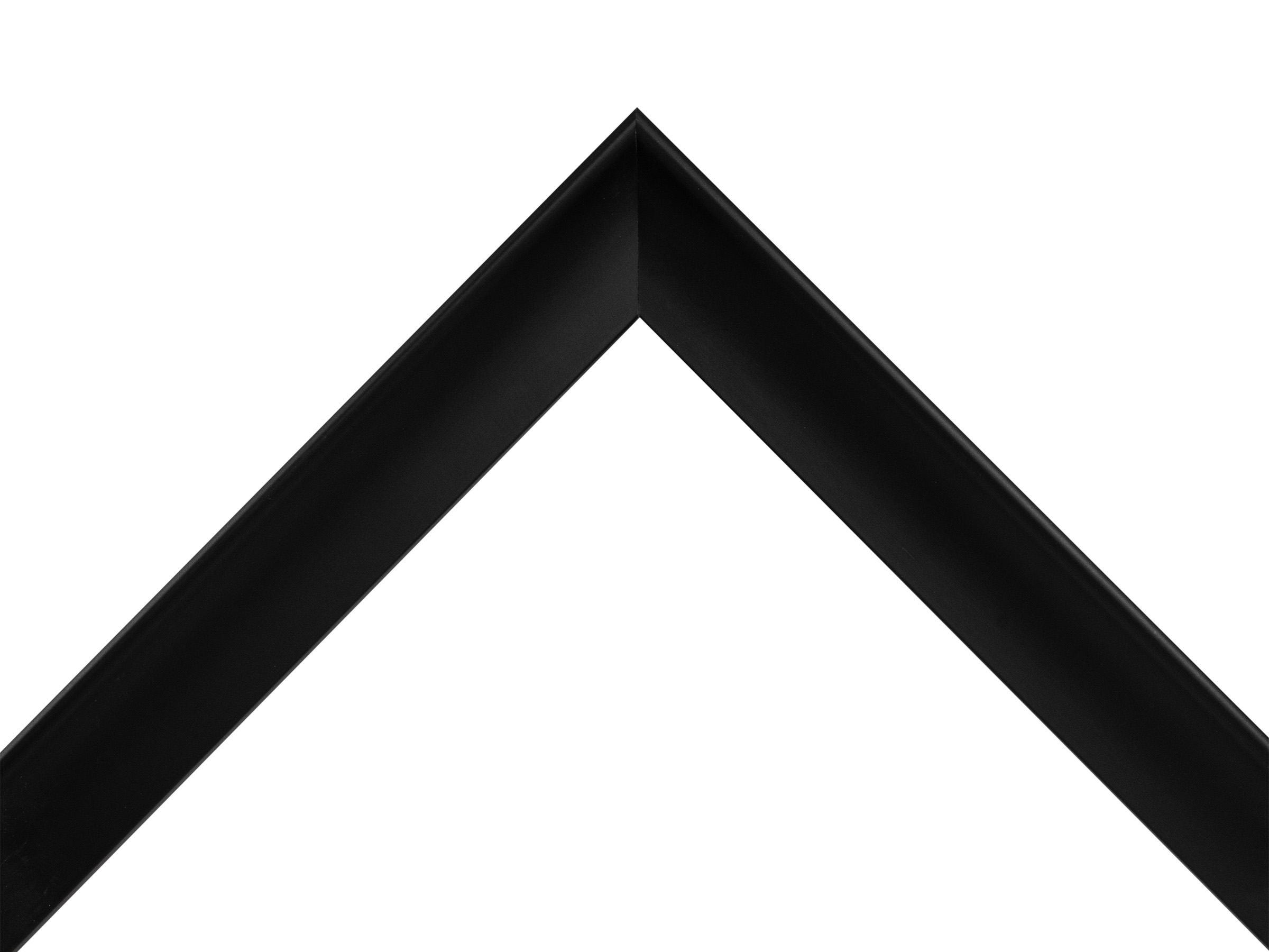 Mono Matt Black 30mm picture frame moulding