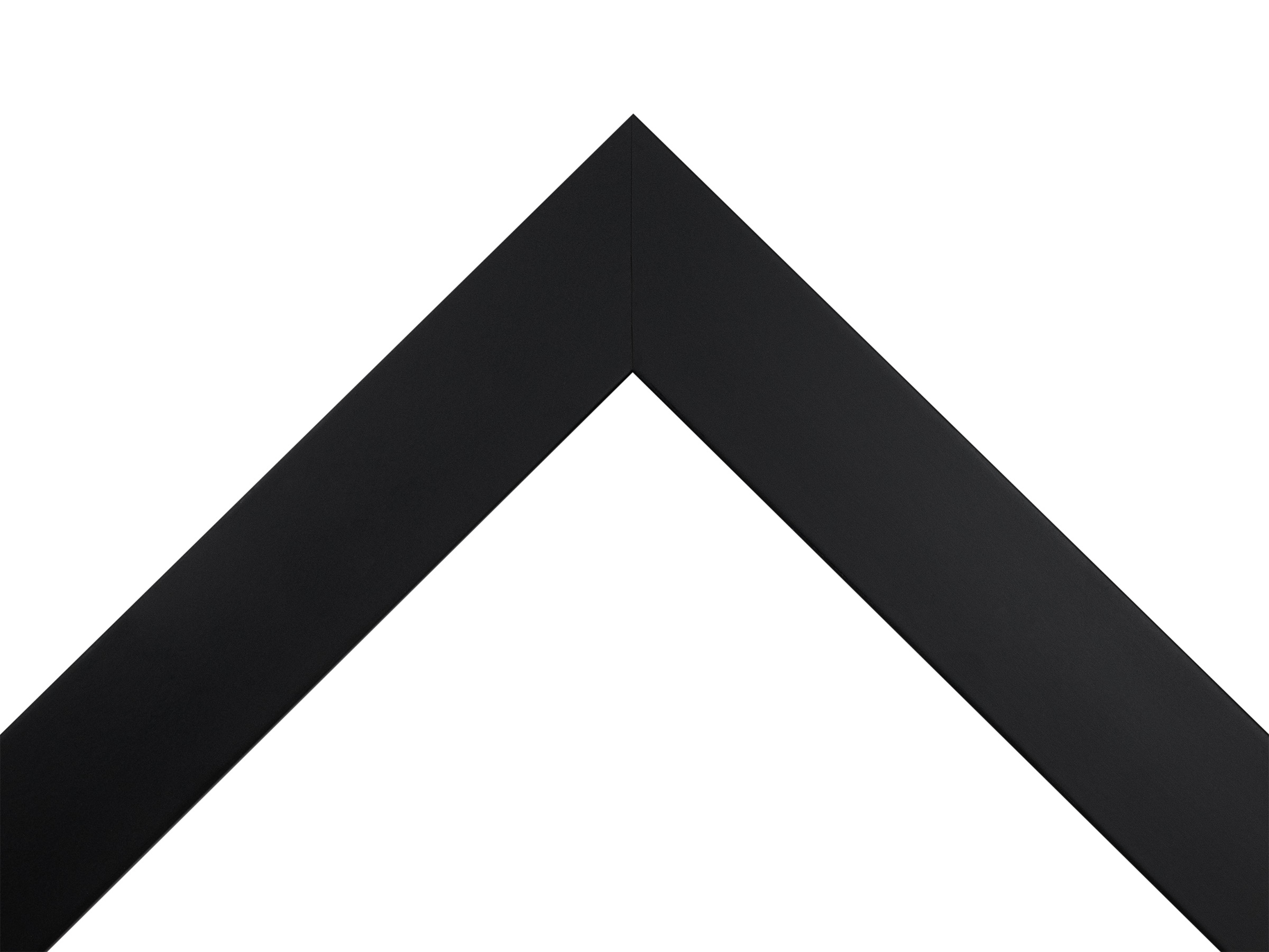 Double Rebate Profile Matt Black 40mm picture frame moulding