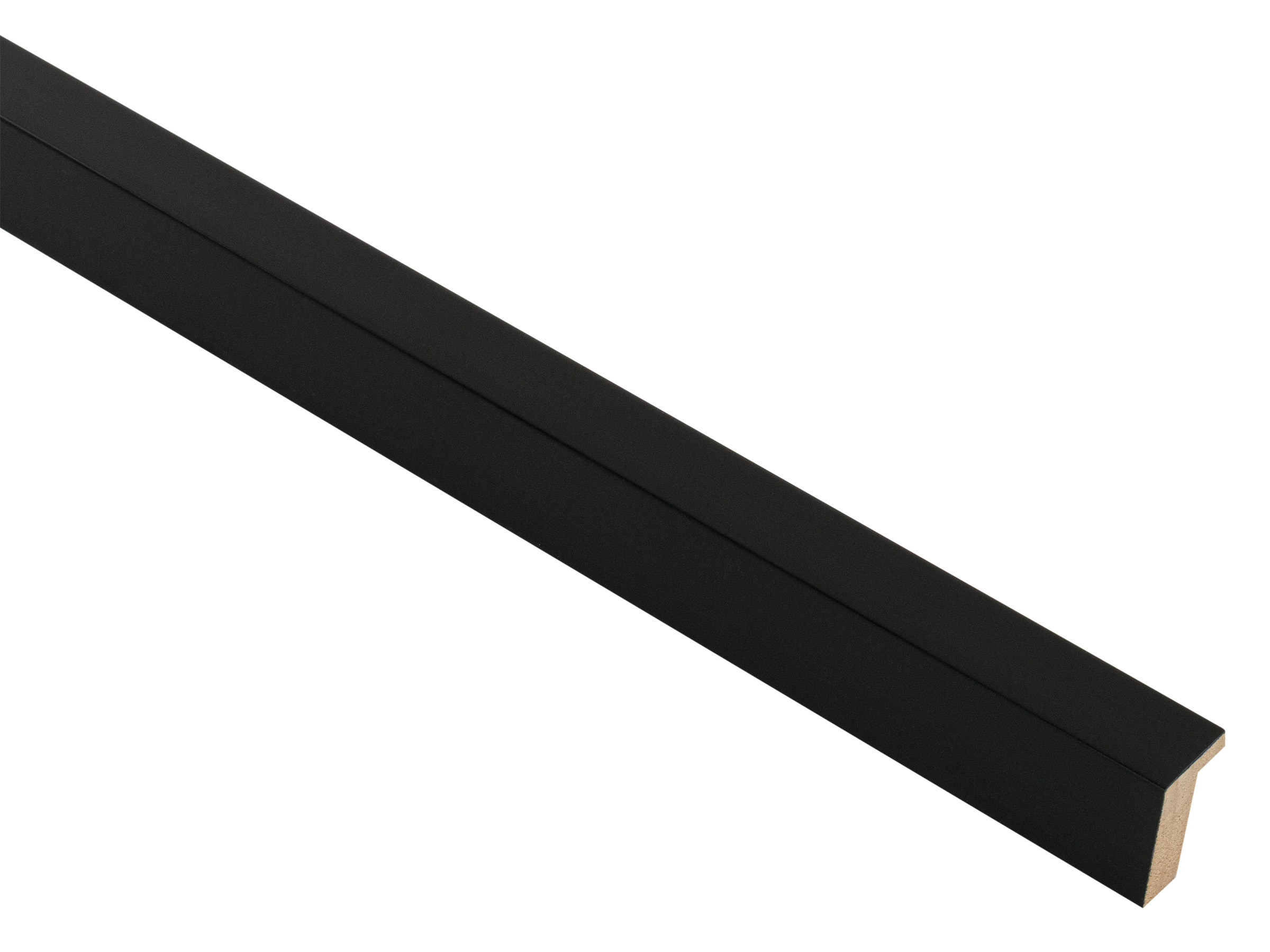 Mono Matt Black 15mm picture frame moulding