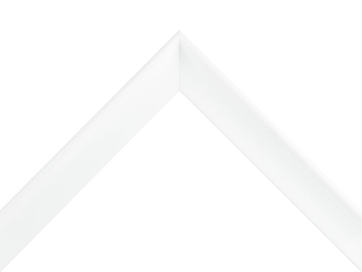 Mono Matt White 30mm picture frame moulding