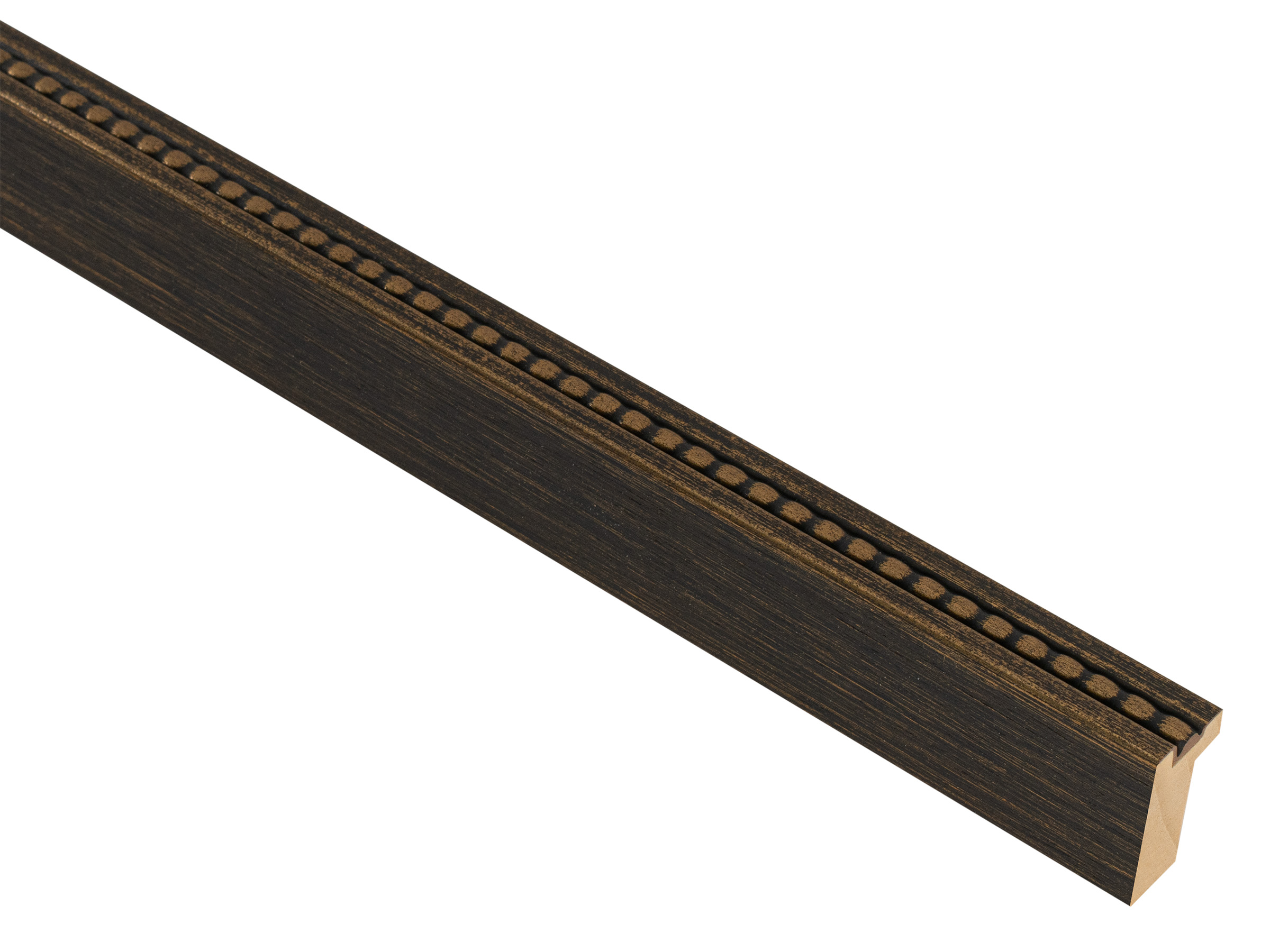 Nina Black 19mm picture frame moulding