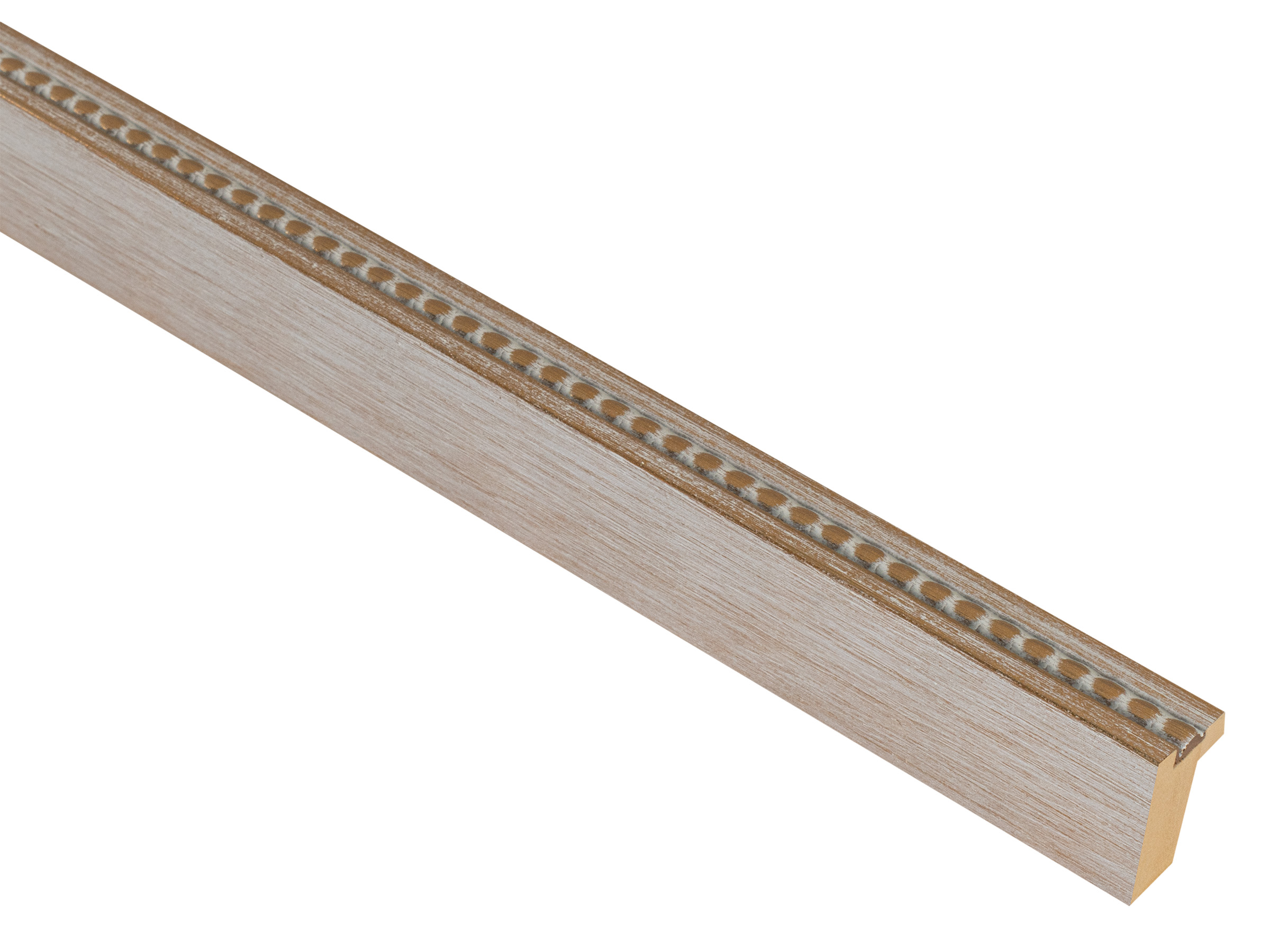Nina White 19mm picture frame moulding