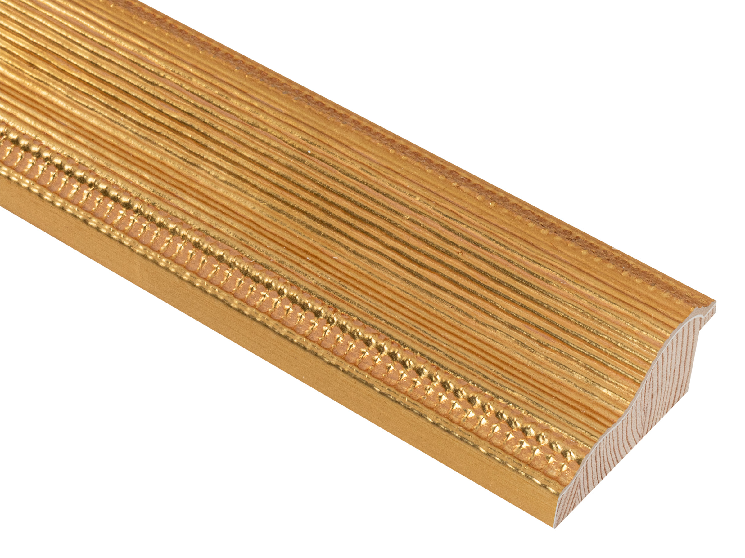 Odeon Gold Leaf 65mm picture frame moulding