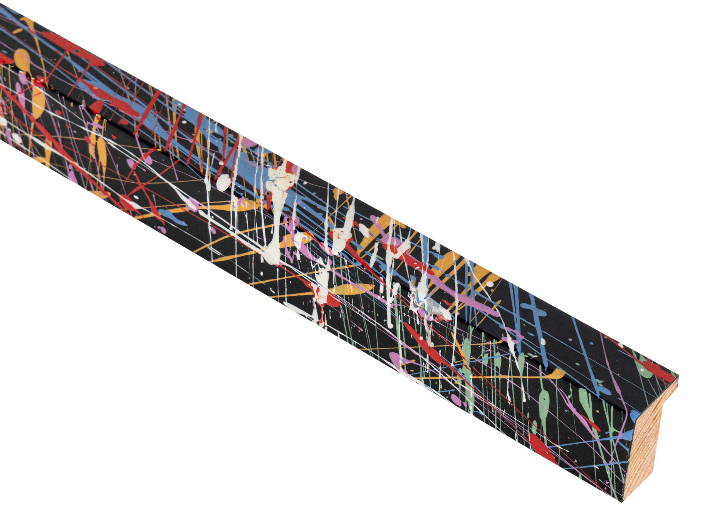 Jackson Black with multicolour 20mm picture frame moulding